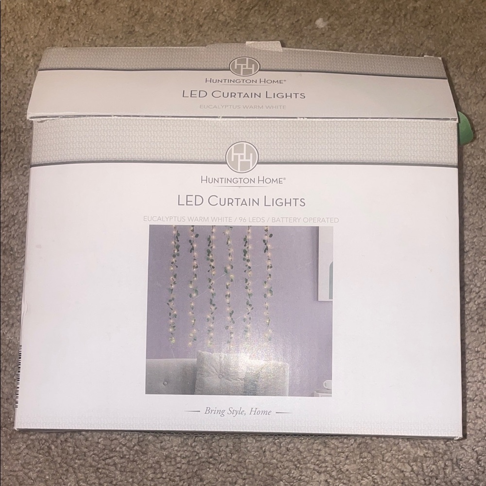 Huntington Home Eucalyptus LED Curtain Lights